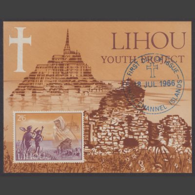 Lihou 1966 2s6d Youth Project Souvenir Sheet (CTO)